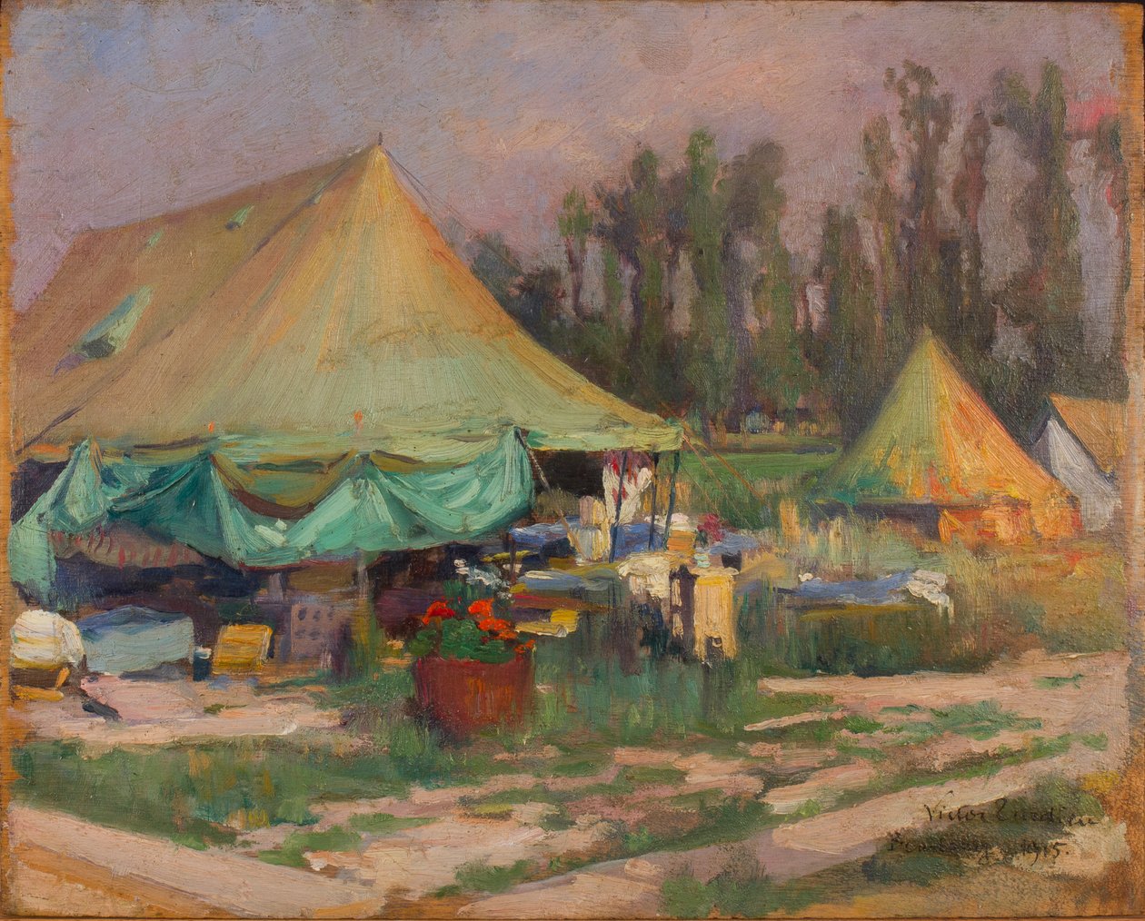 Bourbourg 1915 autorstwa Victor Francois Tardieu