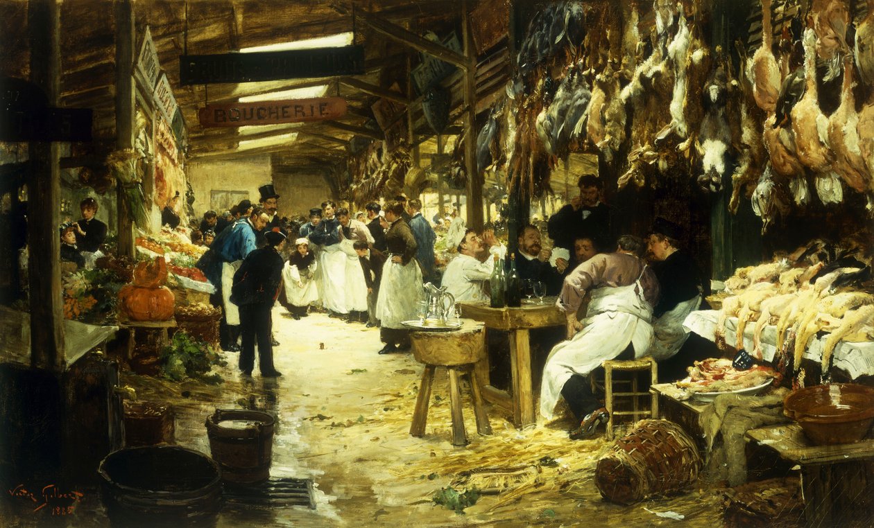Rynek, 1885 autorstwa Victor Gabriel Gilbert