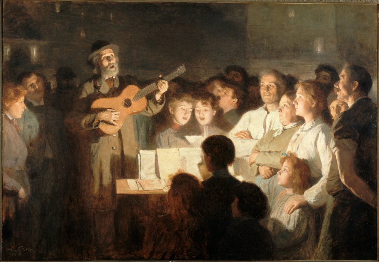 The Song Merchant autorstwa Victor Gabriel Gilbert