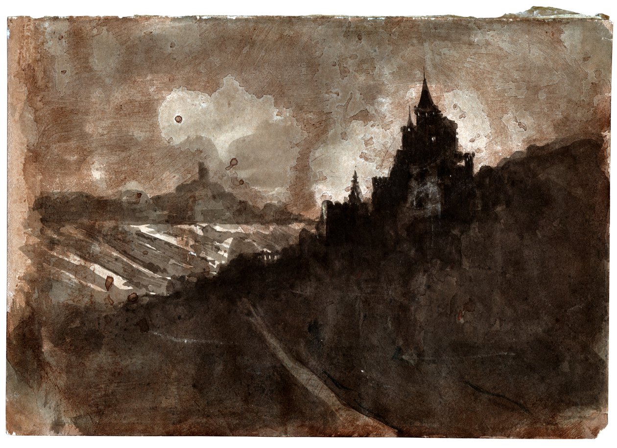 Dolina Renu, ok. 1850 autorstwa Victor Hugo