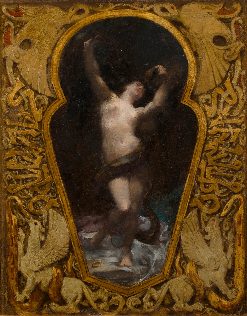 Salammbo, ok. 1881 r. autorstwa Victor Prouvé