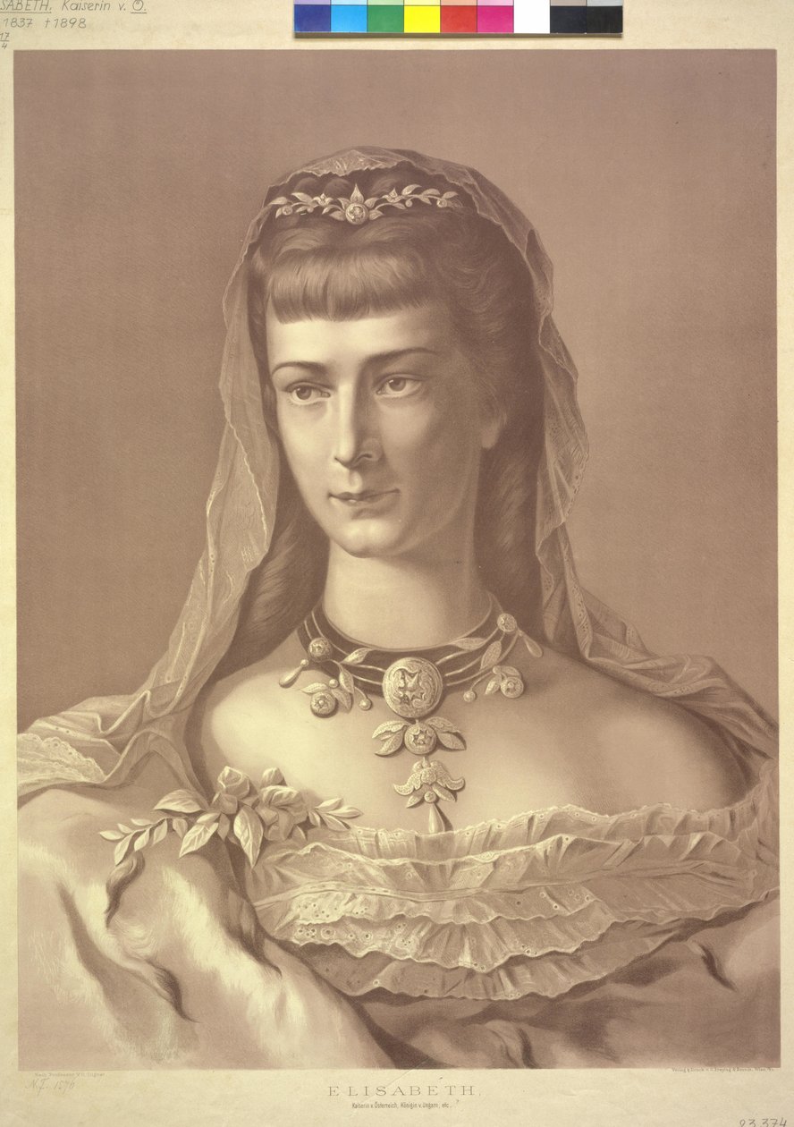 Cesarzowa Austrii Elżbieta autorstwa Victor Tilgner