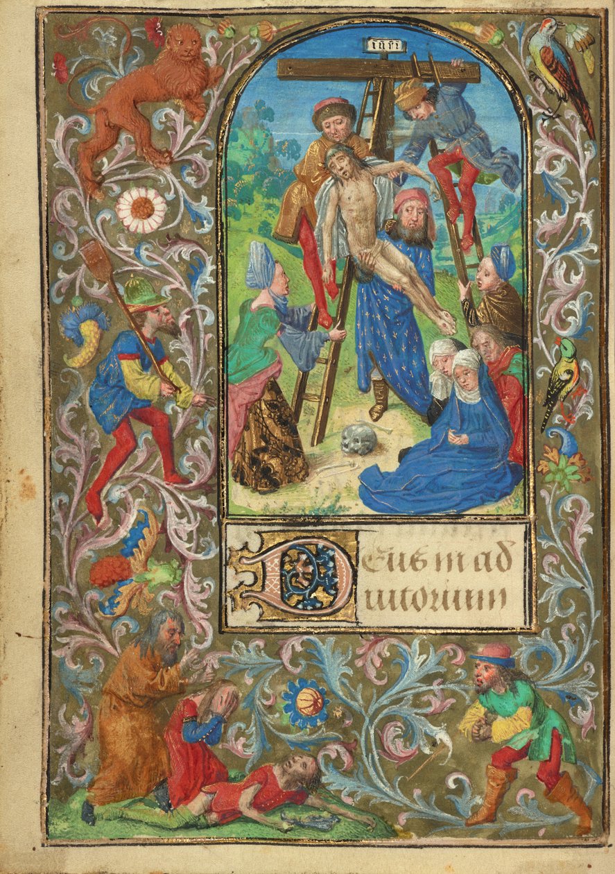 Depozycja autorstwa Vienna Master of Mary of Burgundy