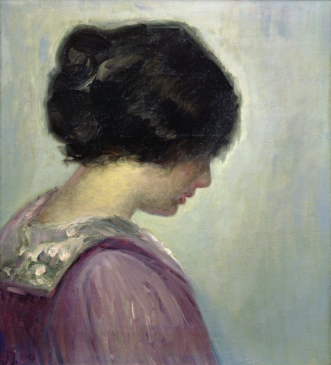 Portret damy autorstwa Viggo Johansen