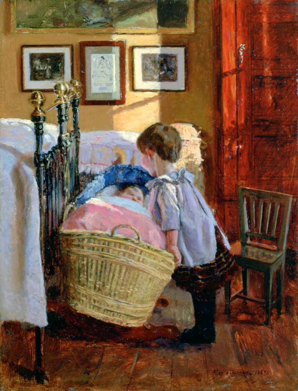 „Czujne oko”, 1889 r. autorstwa Viggo Christian Frederik Vilhelm Pedersen