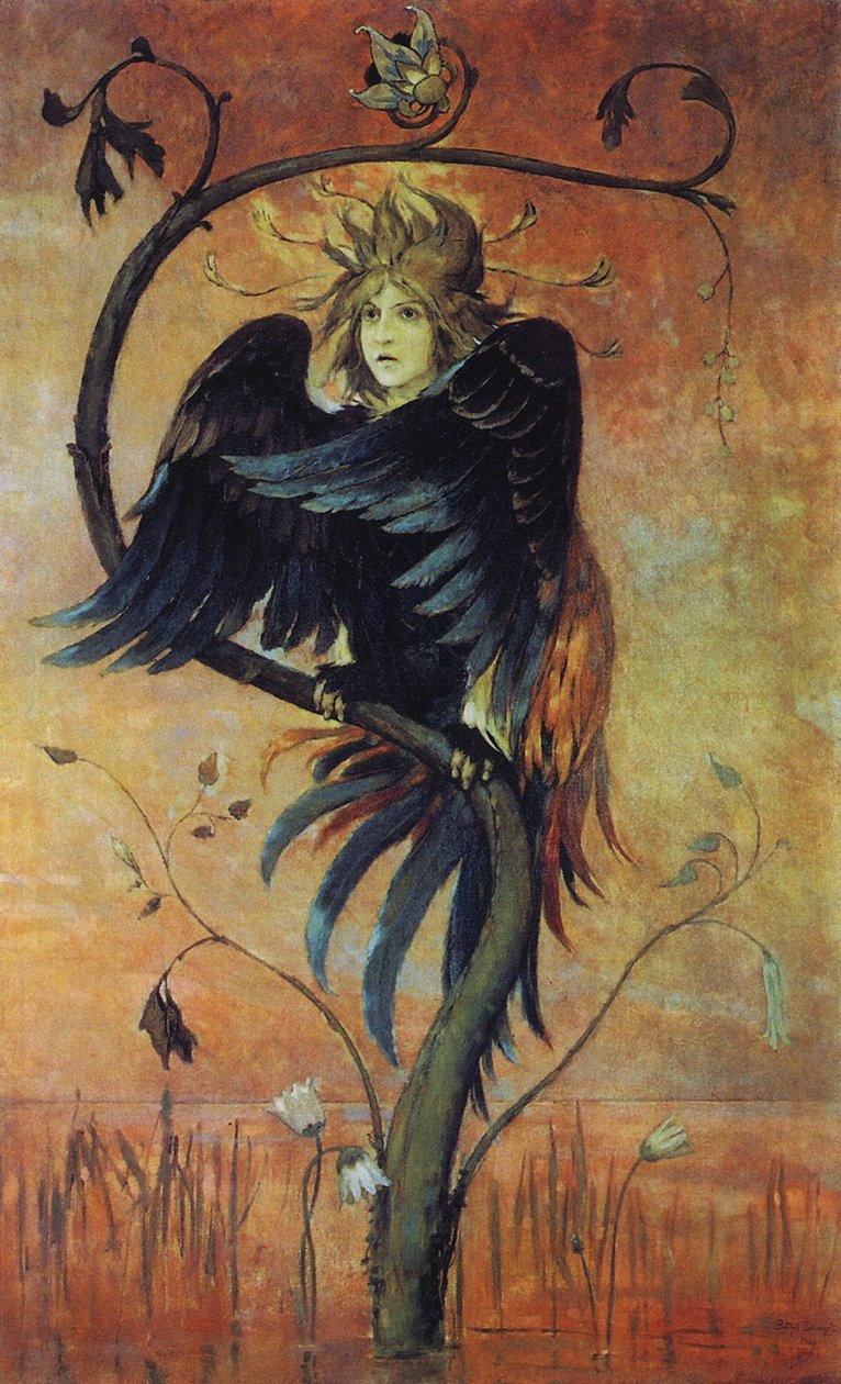 Gamaun, proroczy ptakn autorstwa Viktor Mikhaylovich Vasnetsov