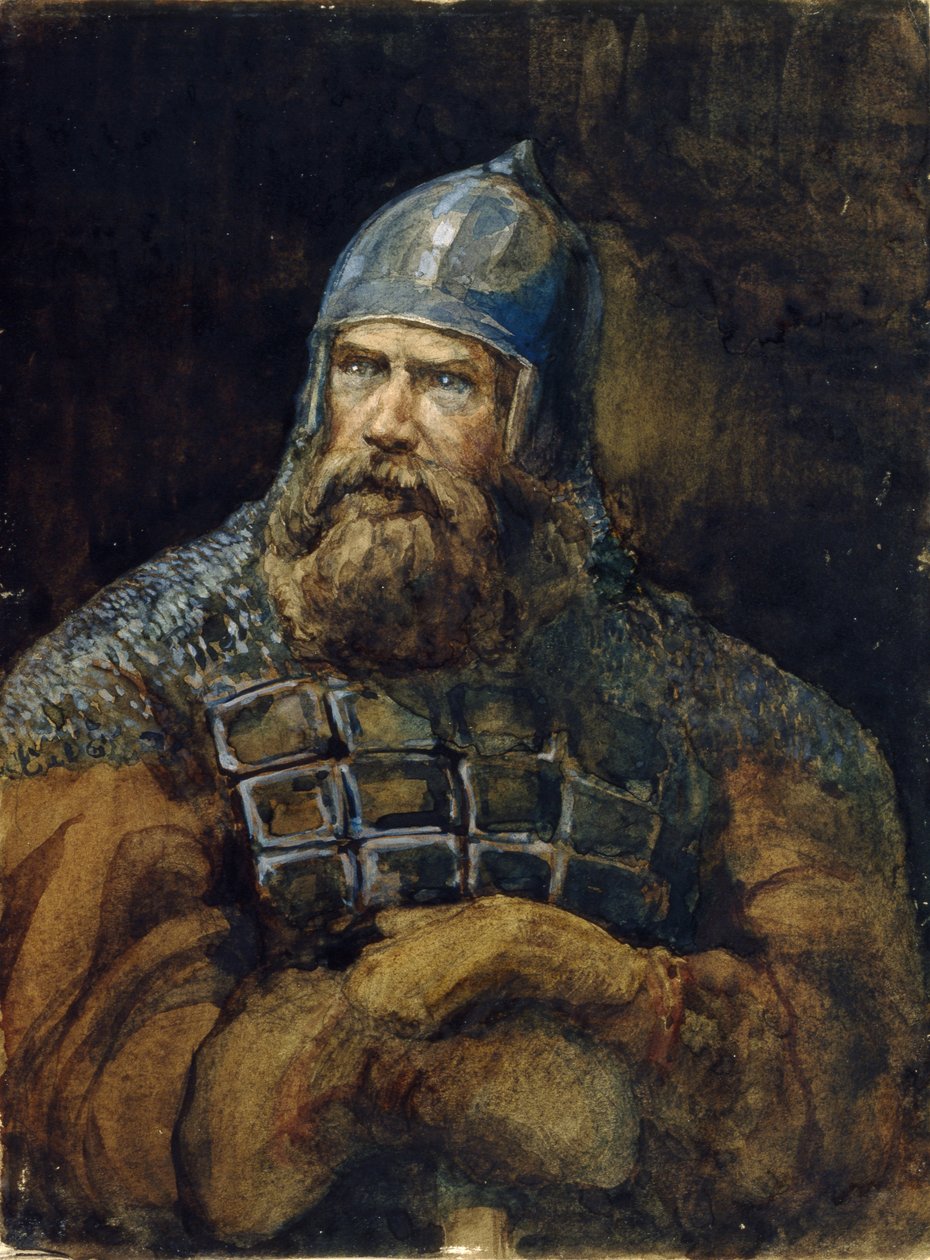 Rycerz autorstwa Viktor Mikhaylovich Vasnetsov
