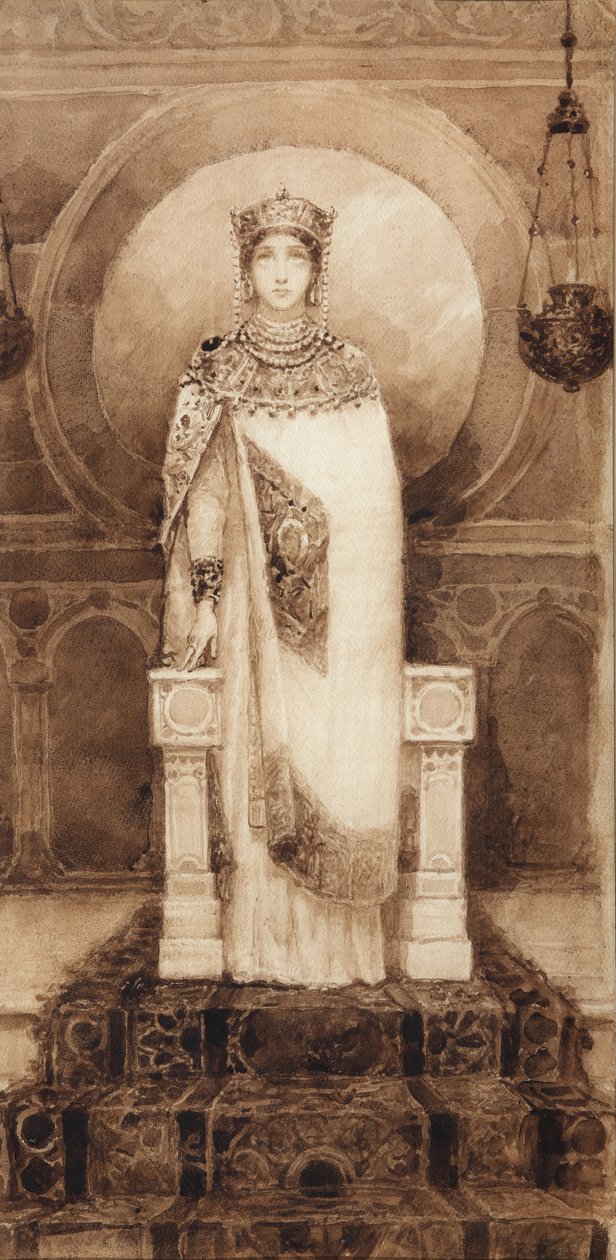 Święta Helena, lata 90. XIX wieku autorstwa Viktor Mikhaylovich Vasnetsov