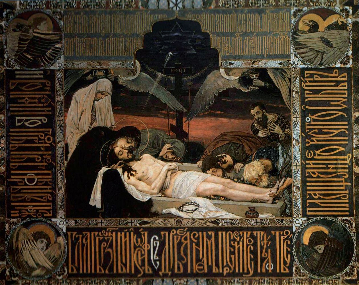 Całun Śmierci”, 1896. autorstwa Viktor Mikhaylovich Vasnetsov