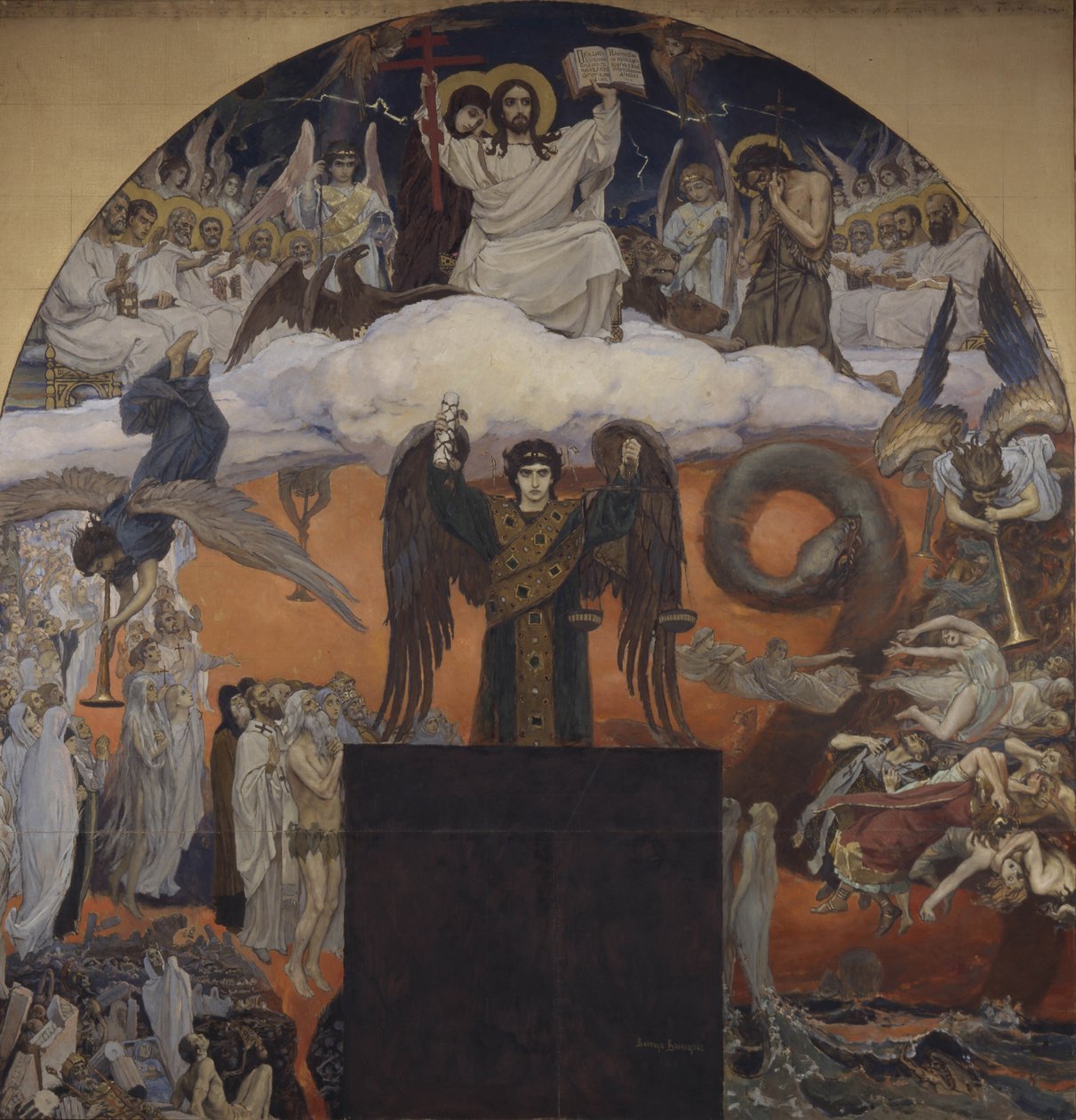 Sąd Ostateczny, 1885-1896 autorstwa Viktor Mikhaylovich Vasnetsov