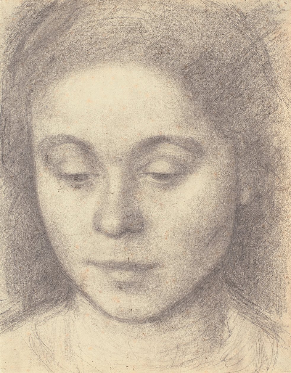 Portret Idy, żony artysty autorstwa Vilhelm Hammershøi