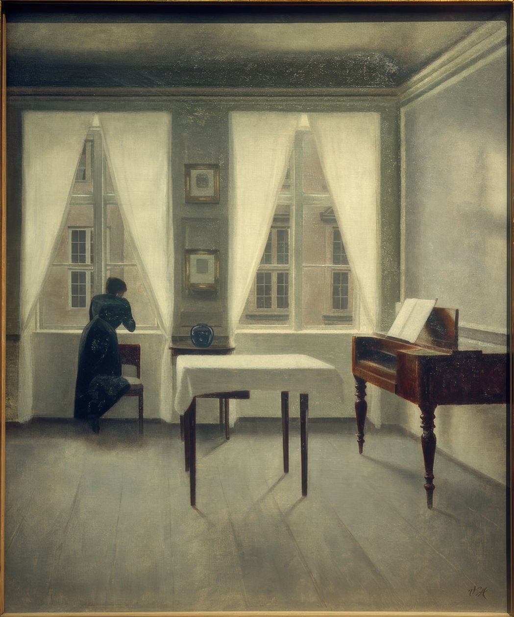 Wnętrze, Strandgade 30 autorstwa Vilhelm Hammershoi