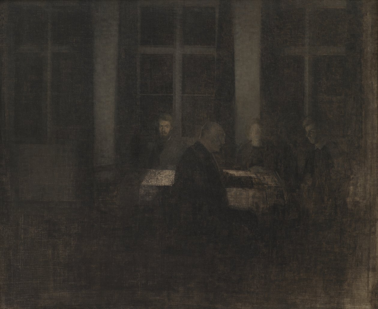 Wieczór w Saloniku autorstwa Vilhelm Hammershøi