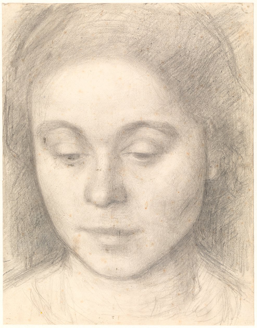Portret Idy, żony artysty autorstwa Vilhelm Hammershøi