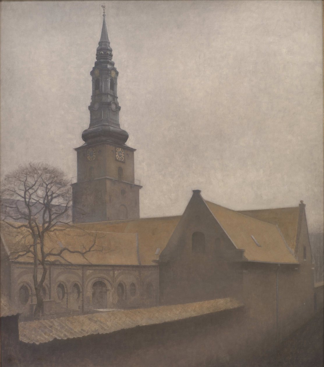 Kościół św. Piotra, Kopenhaga, 1906. autorstwa Vilhelm Hammershøi