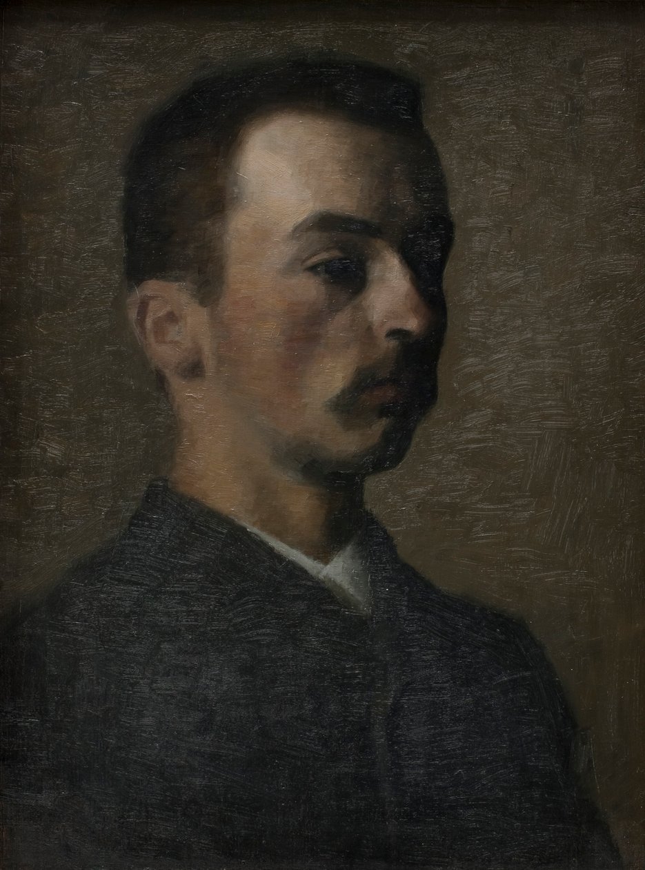 Autoportret, 1890. autorstwa Vilhelm Hammershøi