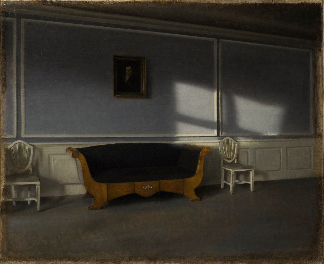 Słońce w salonie III, 1905. autorstwa Vilhelm Hammershøi