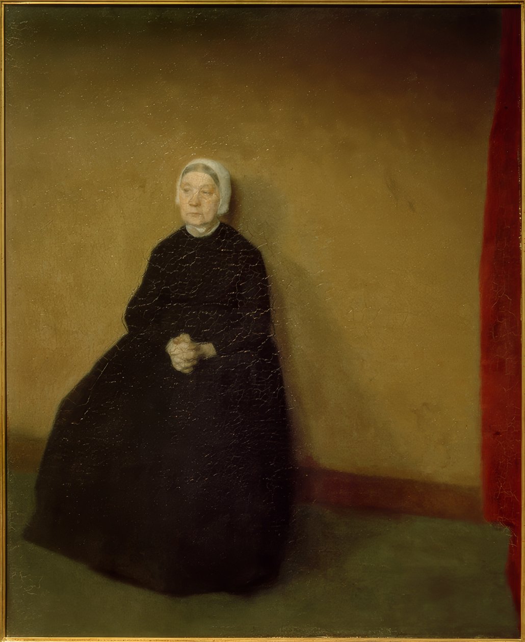 Stara kobieta autorstwa Vilhelm Hammershoi