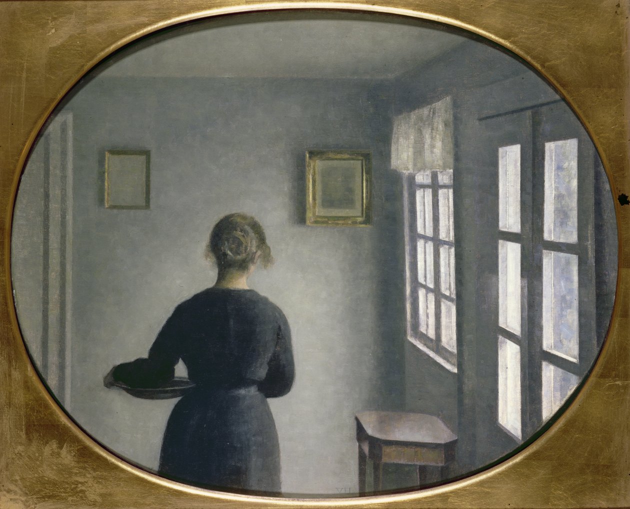 Wnętrze, 1910 autorstwa Vilhelm Hammershoi
