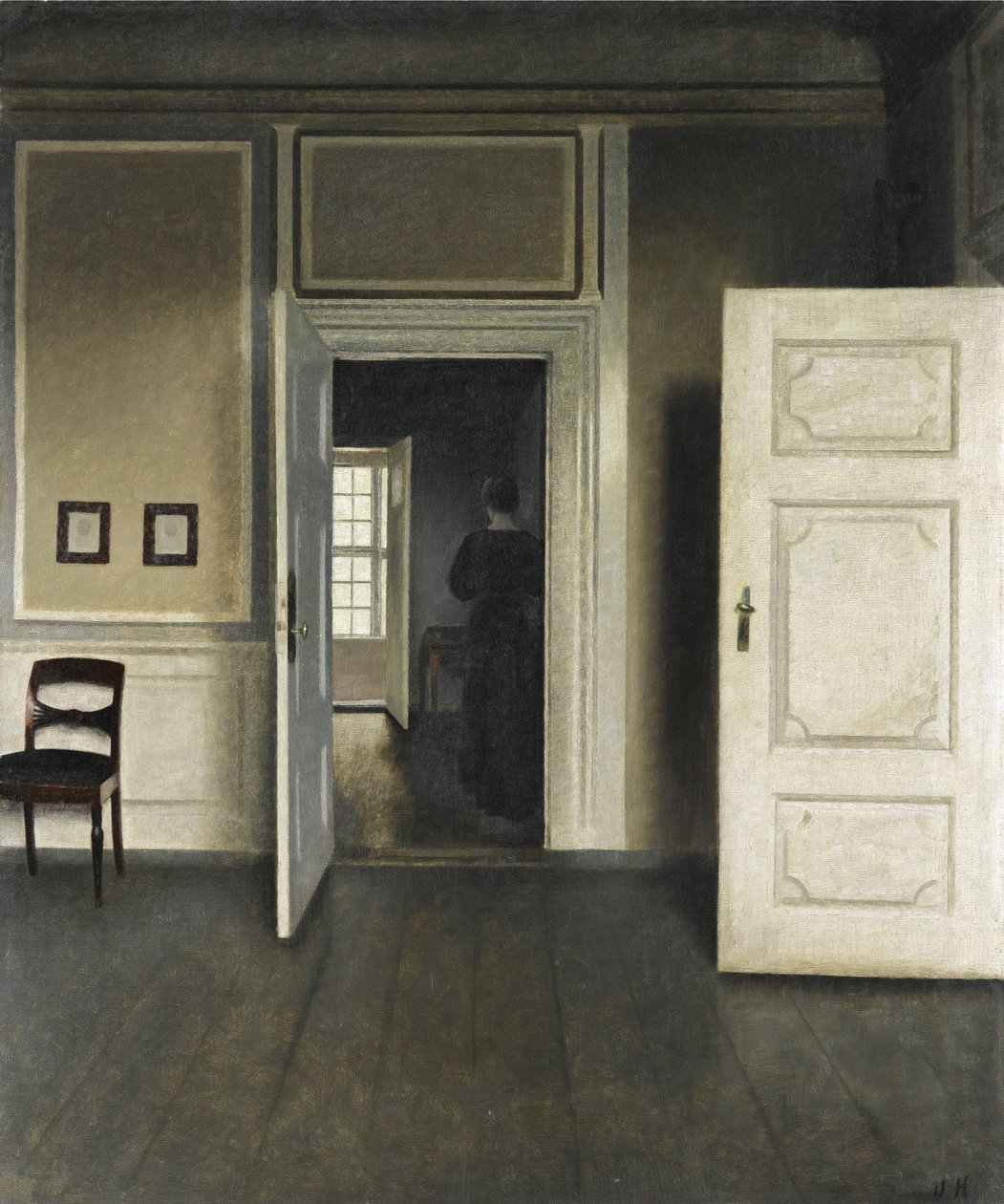 Wnętrze. Strandgade 30 autorstwa Vilhelm Hammershoi