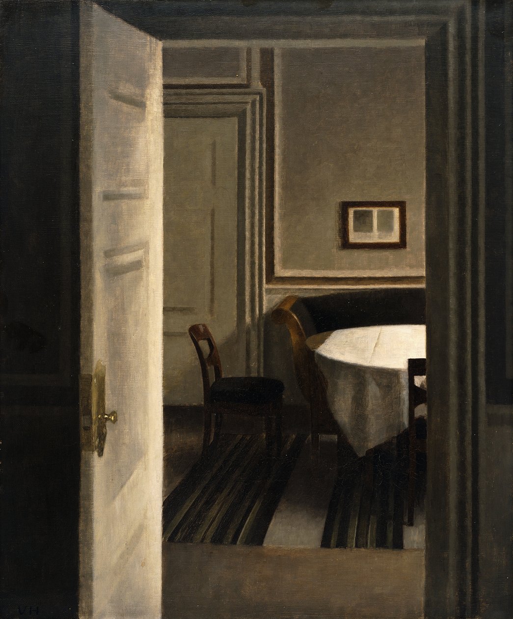 Wnętrze, Strandgade 30, 1904 autorstwa Vilhelm Hammershoi