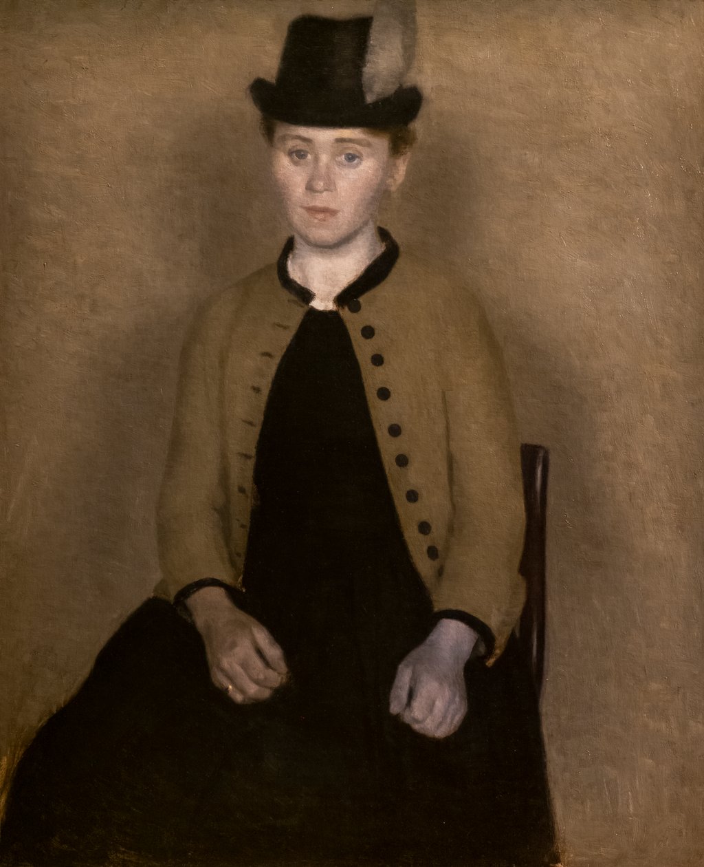 Portret Idy Ilsted autorstwa Vilhelm Hammershoi