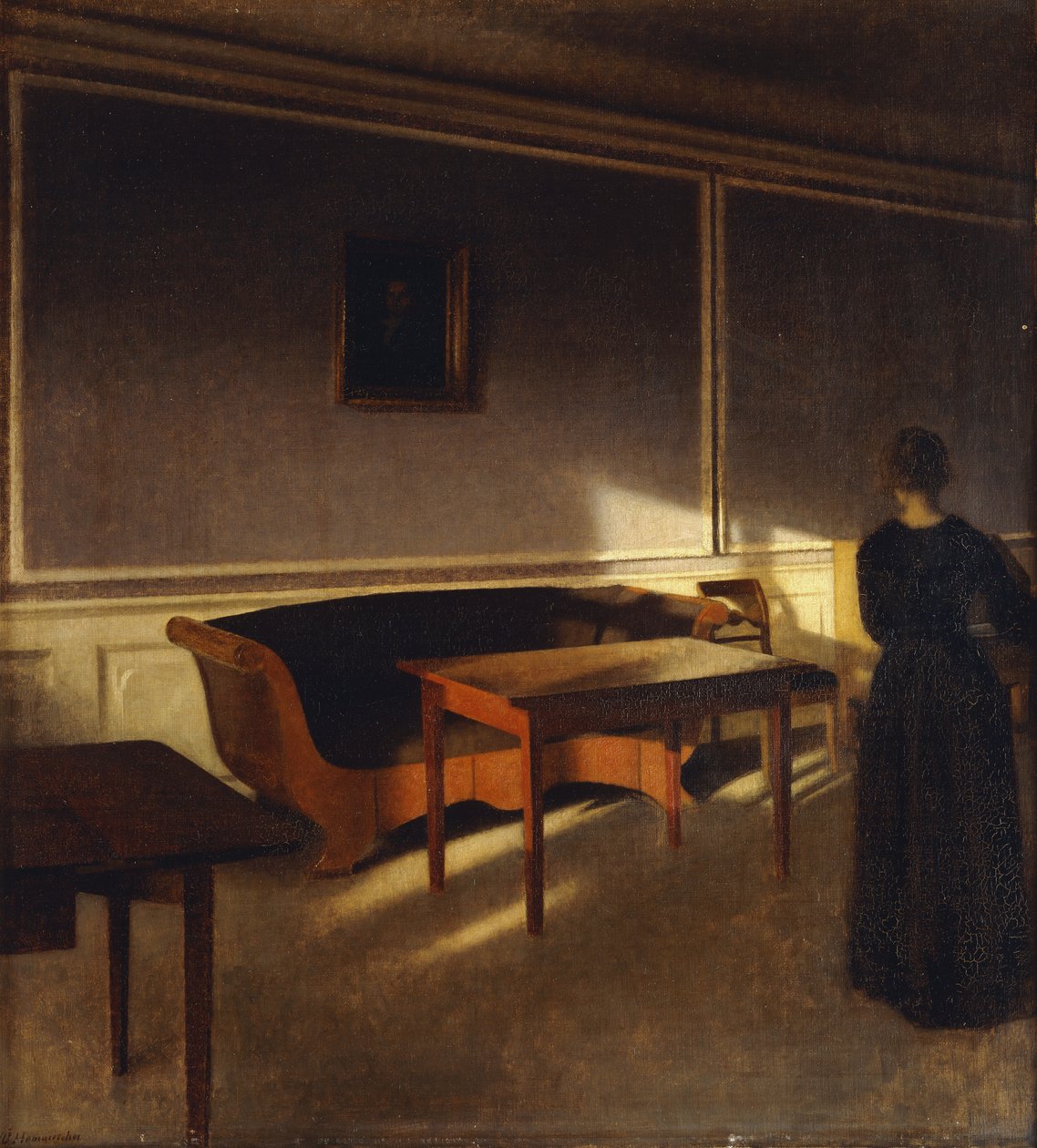 Słońce w salonie, nr 1, 1903 autorstwa Vilhelm Hammershoi