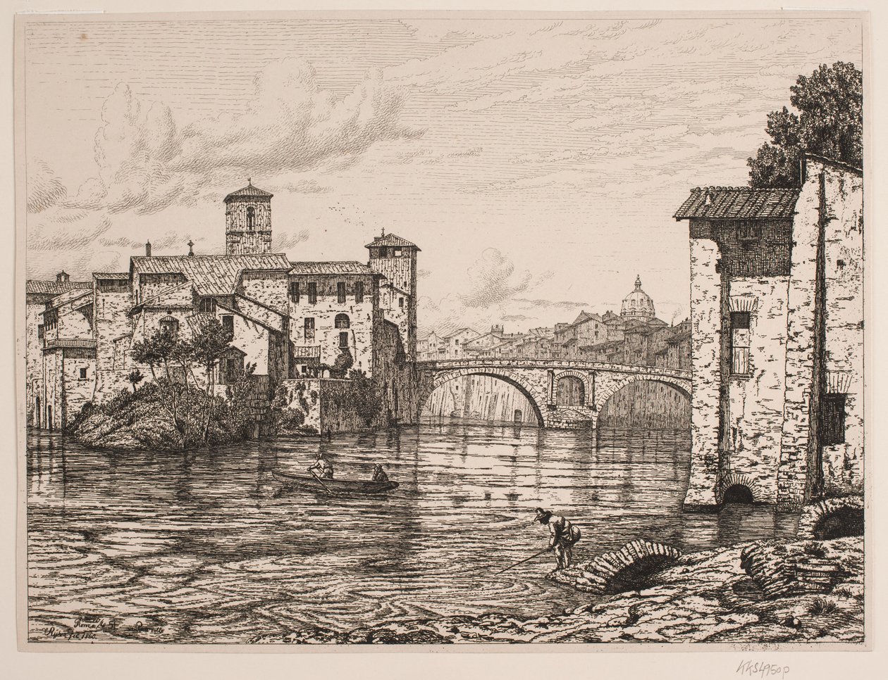 Wyjdź, zobacz Ponte Rotto i Rom autorstwa Vilhelm Kyhn