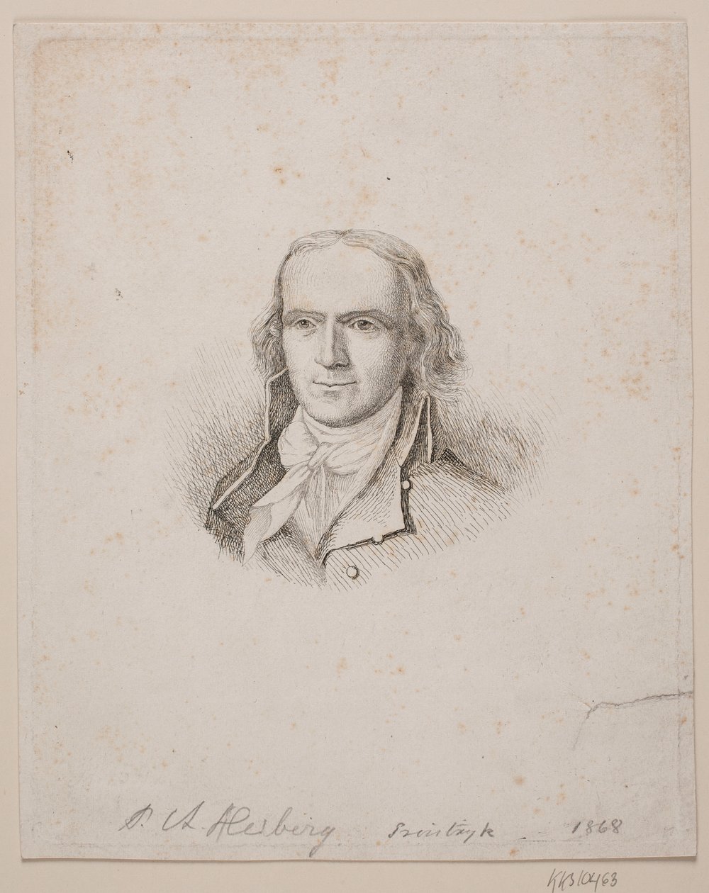 Portret P. A. Heiberga autorstwa Vilhelm Kyhn