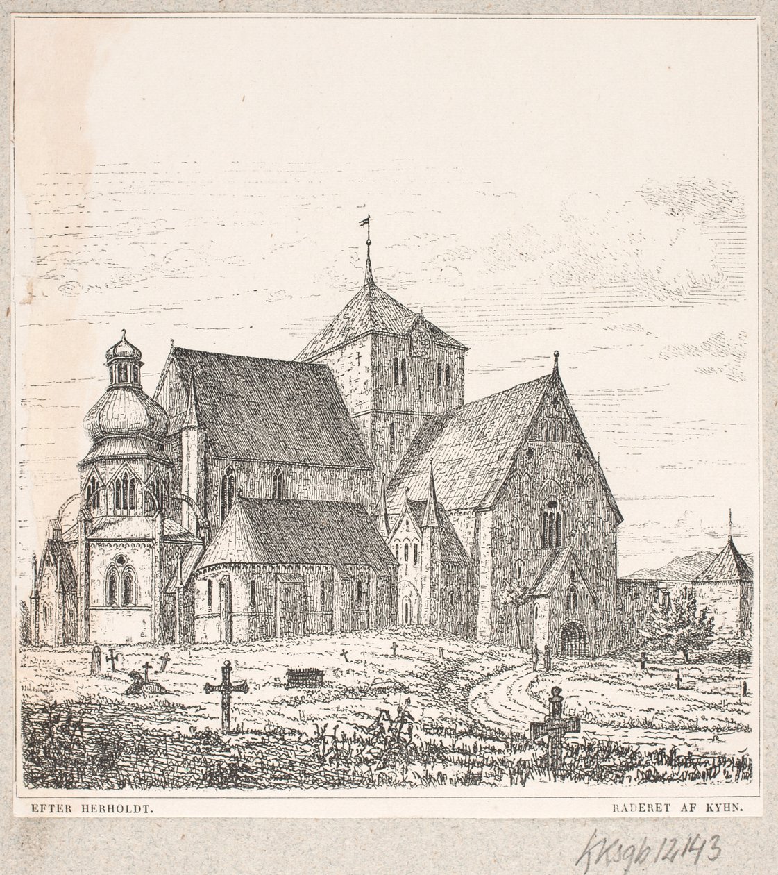 Katedra w Trondhjem autorstwa Vilhelm Kyhn