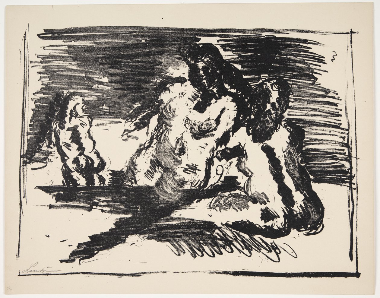Arkusz z „Klingens Kunstnermappe nr 2” autorstwa Vilhelm Lundstrøm