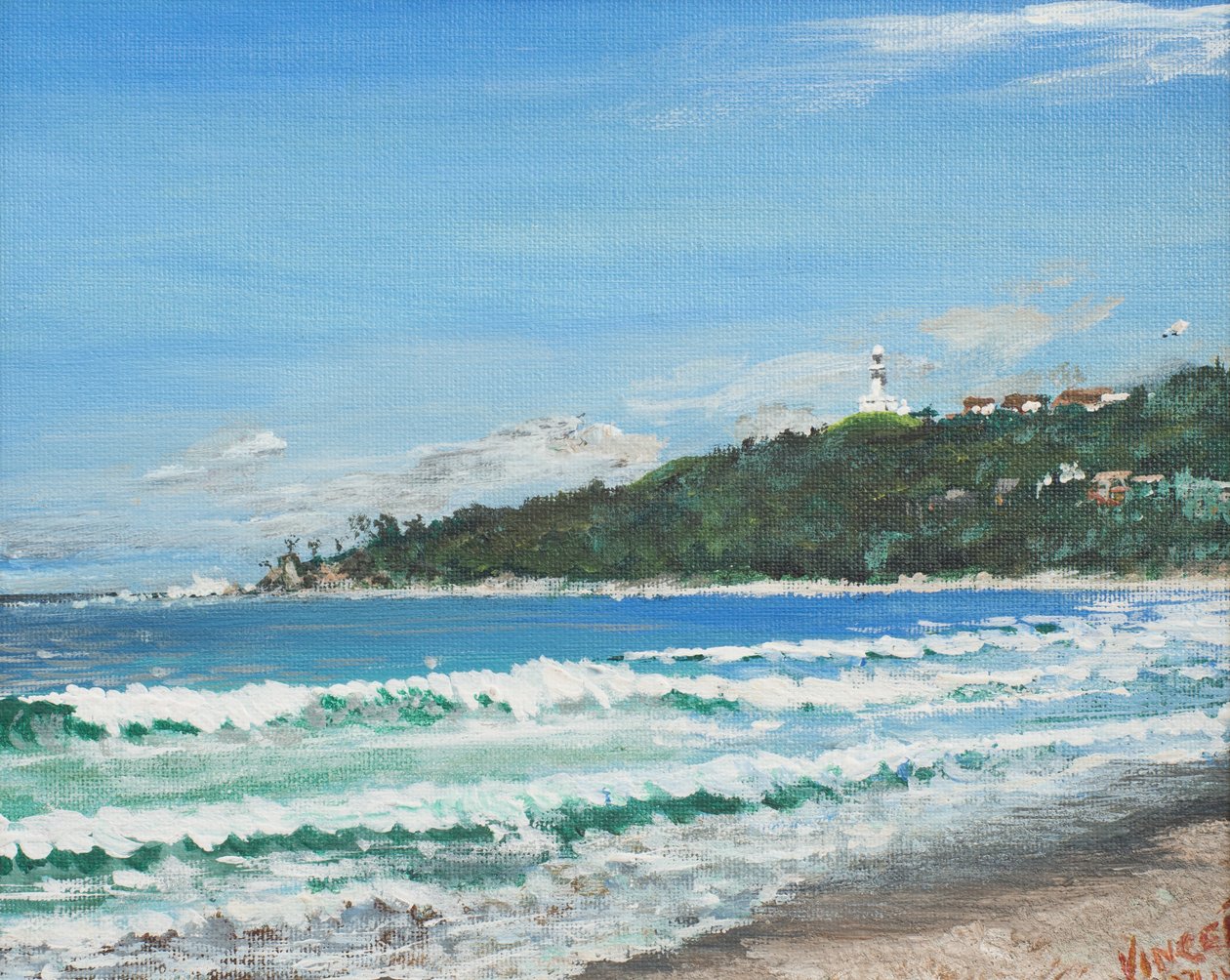 Byron Bay, Australia, 1998, (akryl na płótnie) autorstwa Vincent Alexander Booth