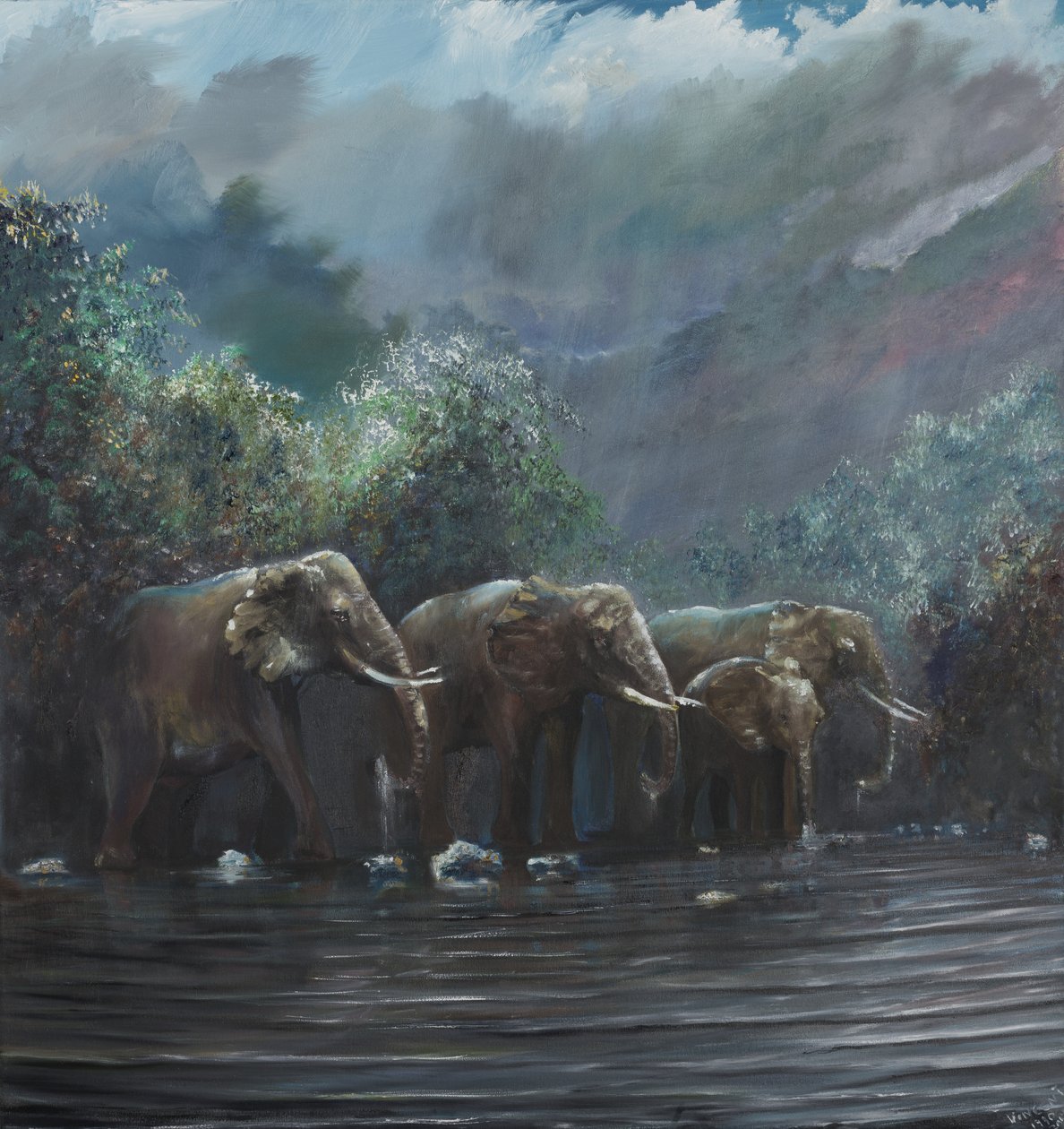 Welcome Waters, 1990, autorstwa Vincent Alexander Booth