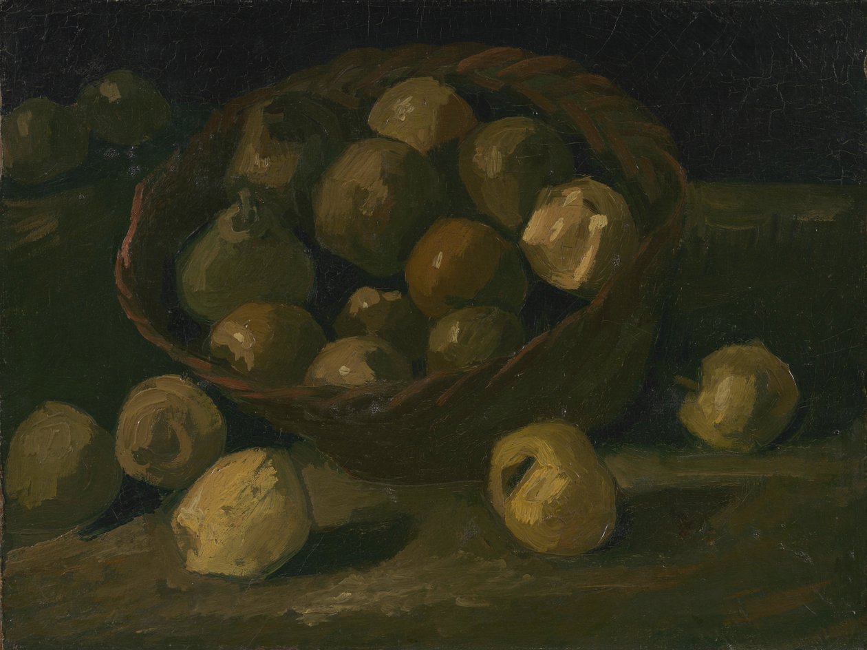 Kosz jabłek autorstwa Vincent van Gogh
