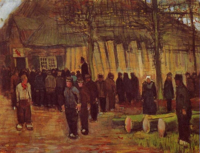  Aukcja drewna autorstwa Vincent van Gogh
