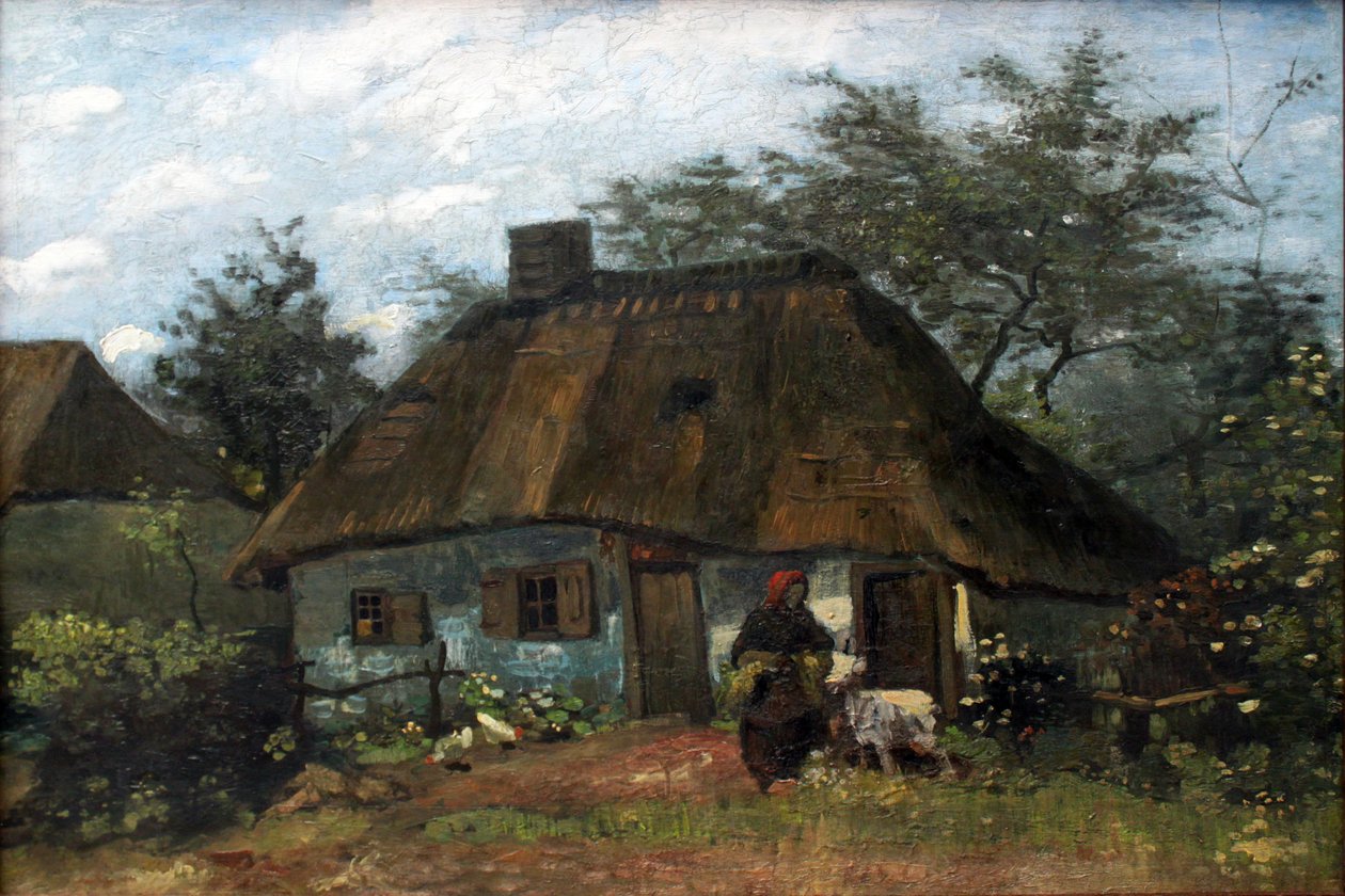 Dom wiejski w Nuenen (La Chaumiére) autorstwa Vincent van Gogh
