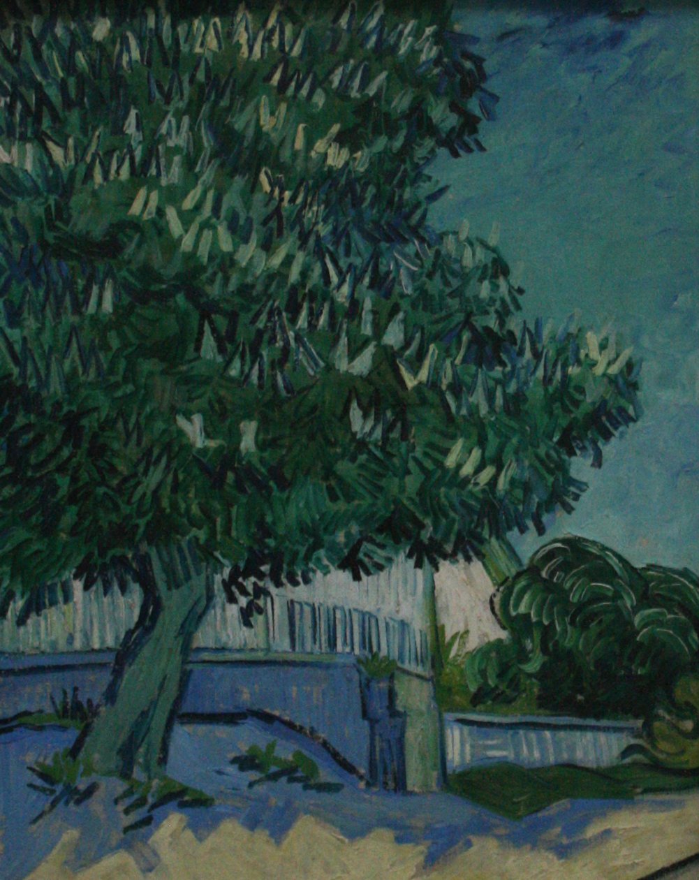 Kwitnące kasztany autorstwa Vincent van Gogh