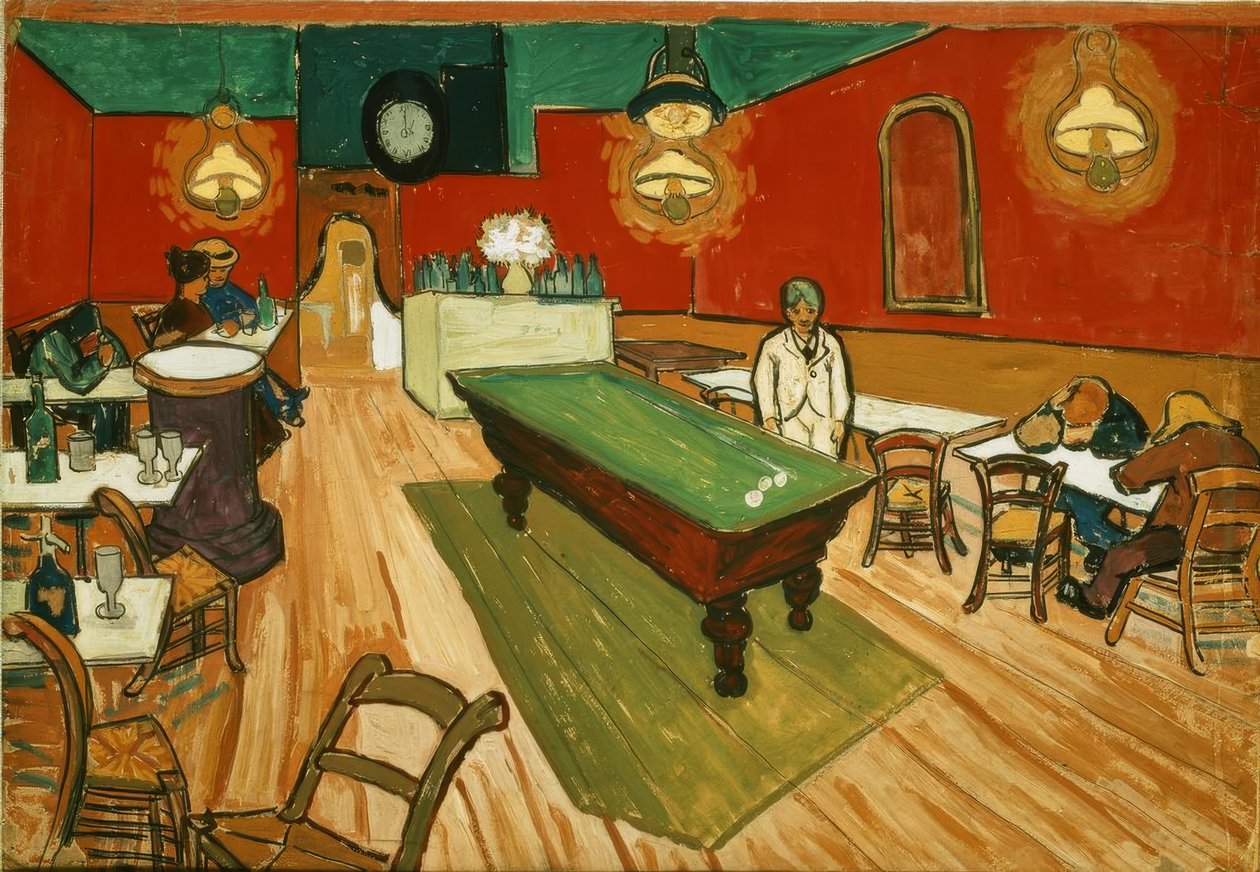 Nocna kawiarnia w Arles autorstwa Vincent van Gogh
