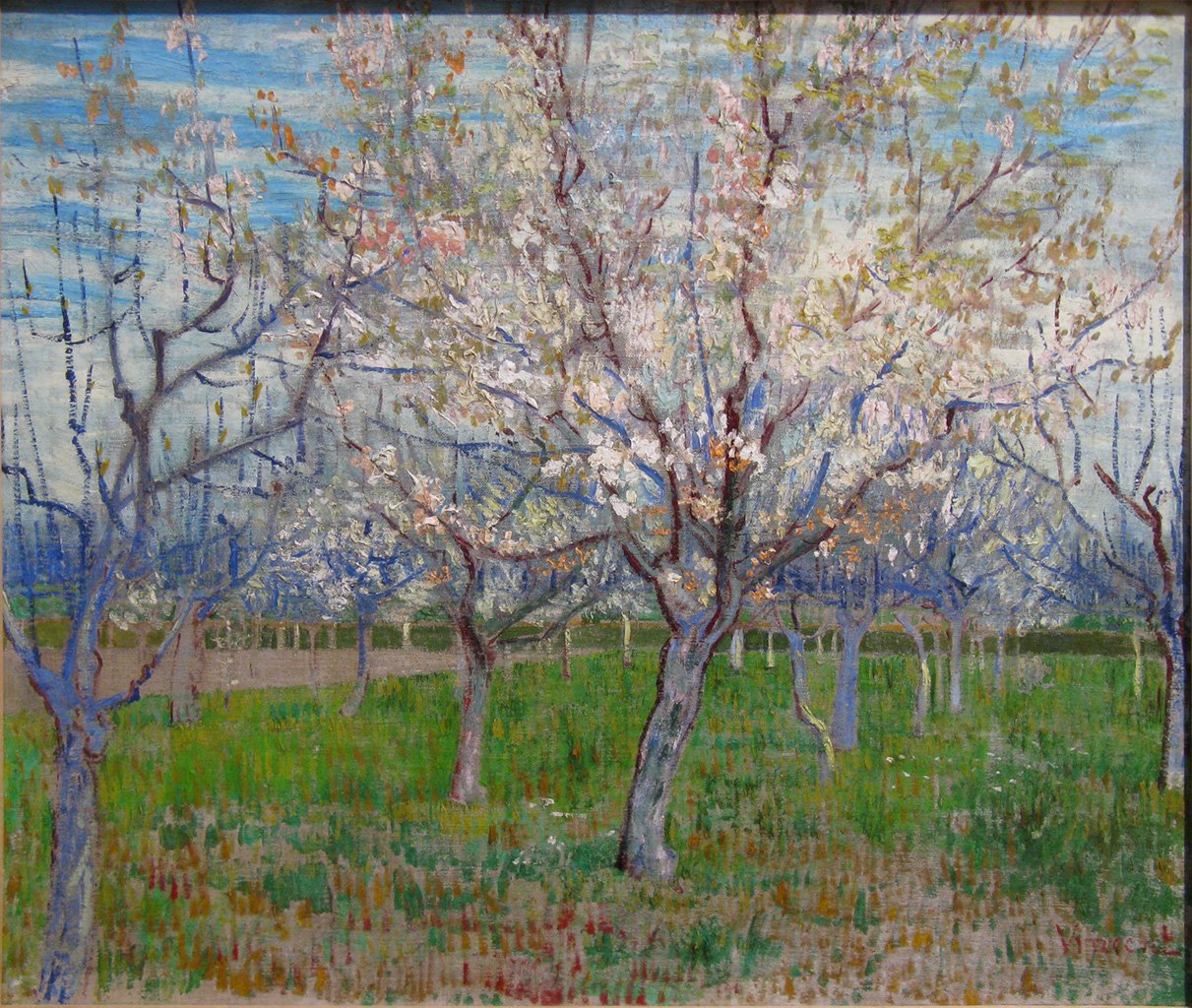 Różowy sad autorstwa Vincent van Gogh