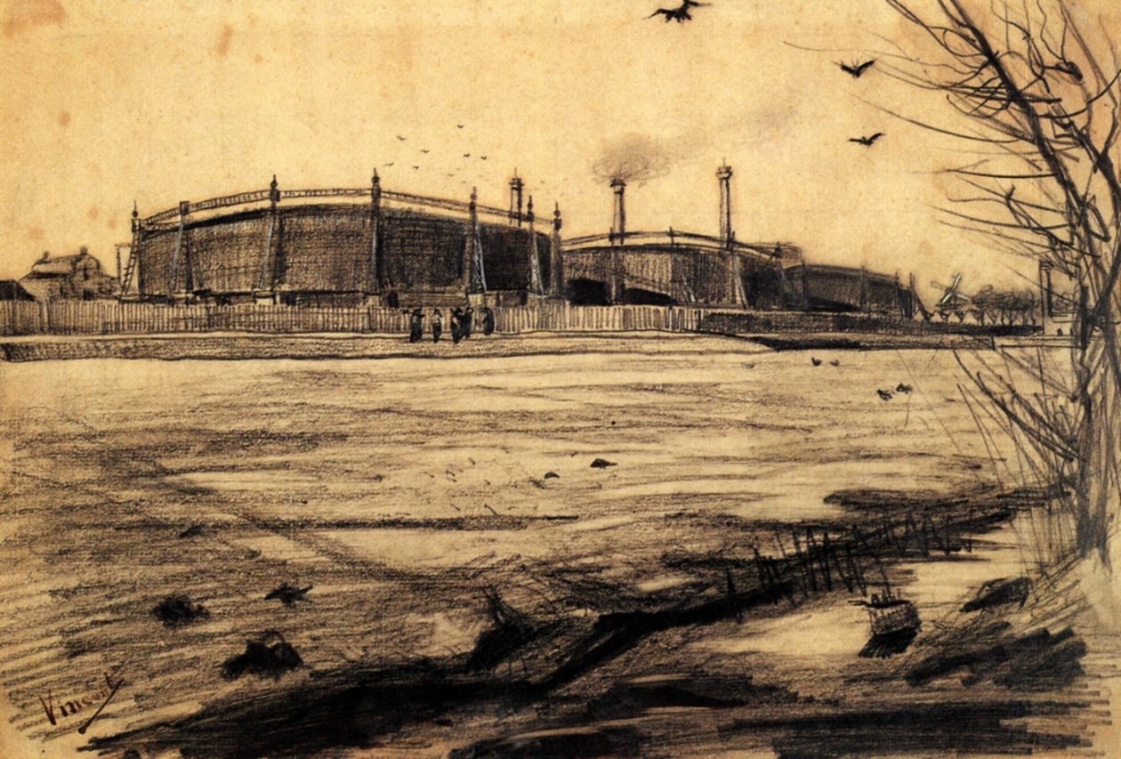 Gazownia (F924) autorstwa Vincent van Gogh