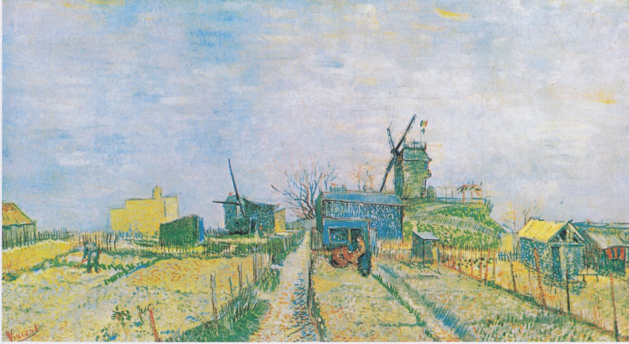 Ogrody warzywne na Montmartre autorstwa Vincent van Gogh