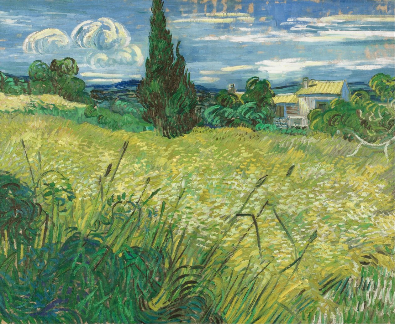 Zielone pole autorstwa Vincent van Gogh