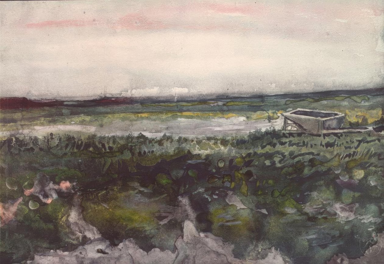 Heath z taczkami autorstwa Vincent van Gogh