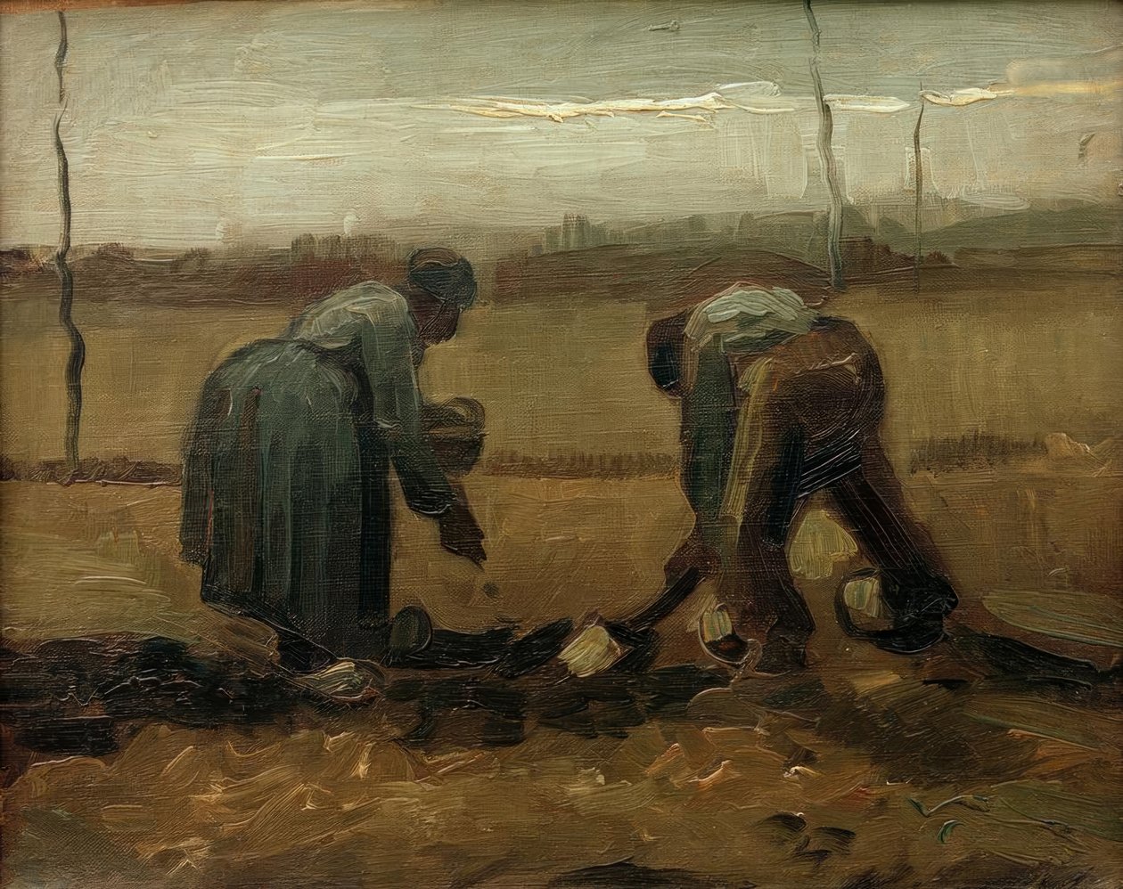 Ustawienie ziemniaków autorstwa Vincent van Gogh