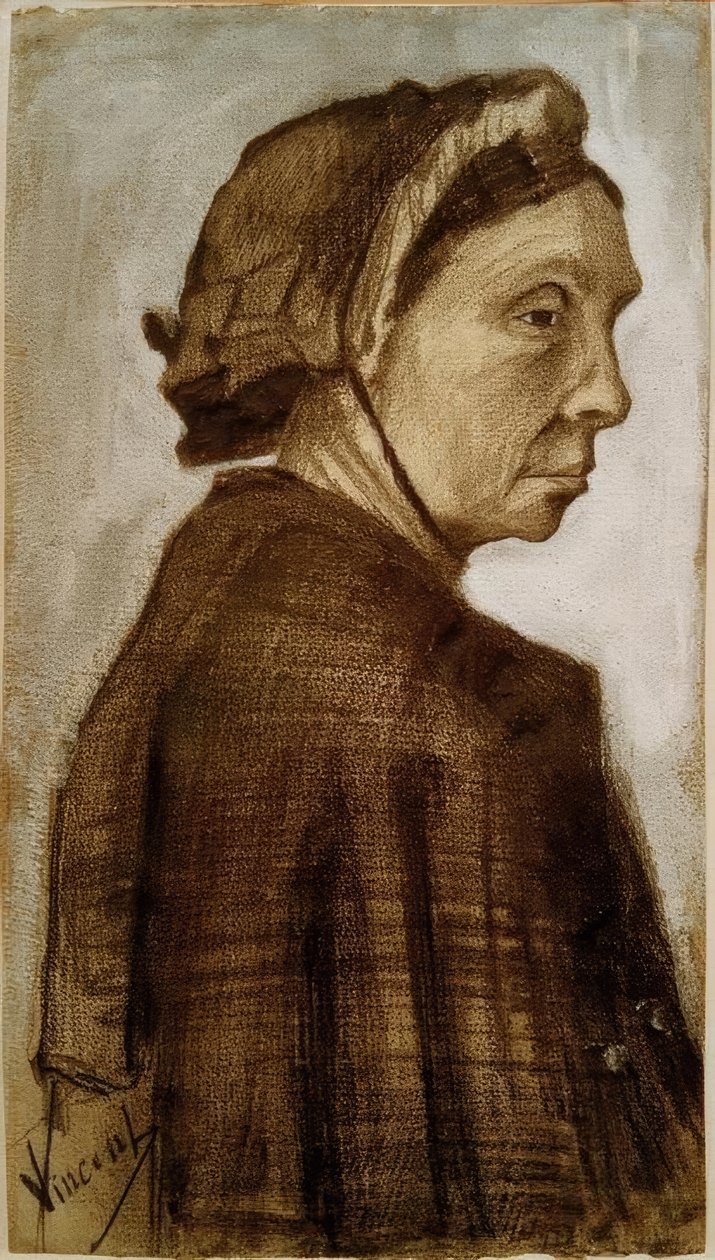Głowa kobiety autorstwa Vincent van Gogh