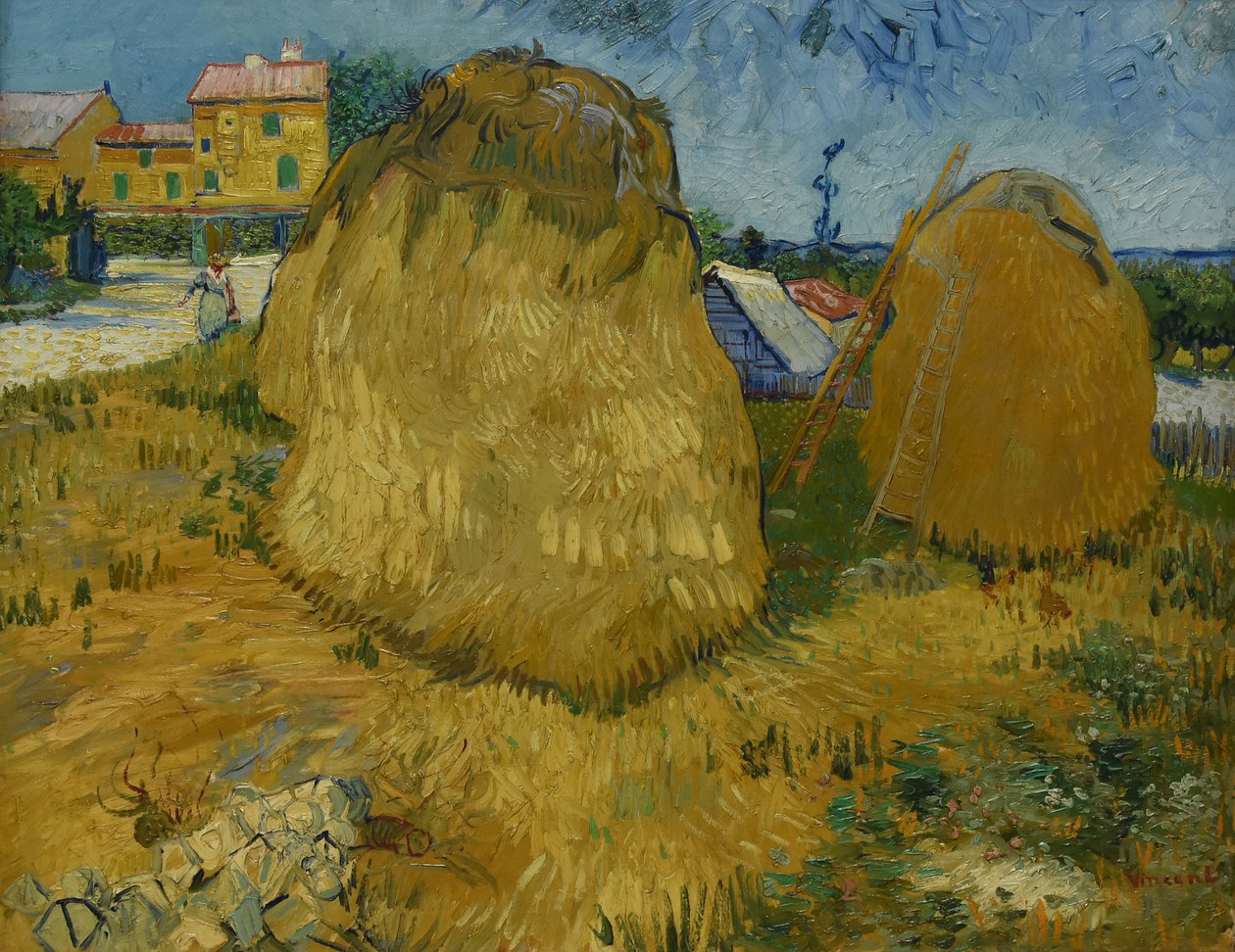 Łuski kukurydziane w Prowansji autorstwa Vincent van Gogh