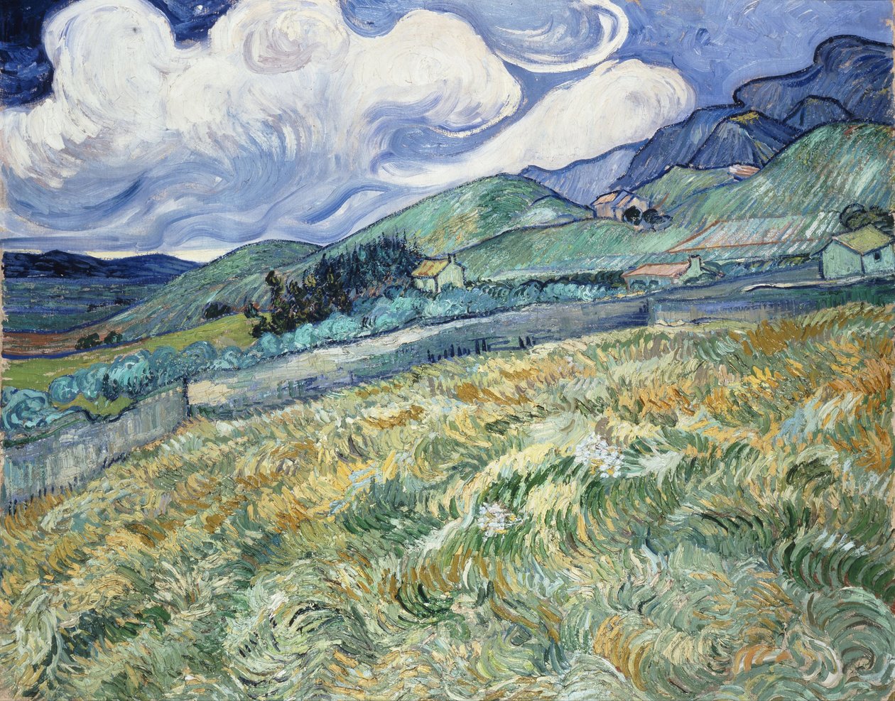 Krajobraz z Saint-Rémy autorstwa Vincent van Gogh