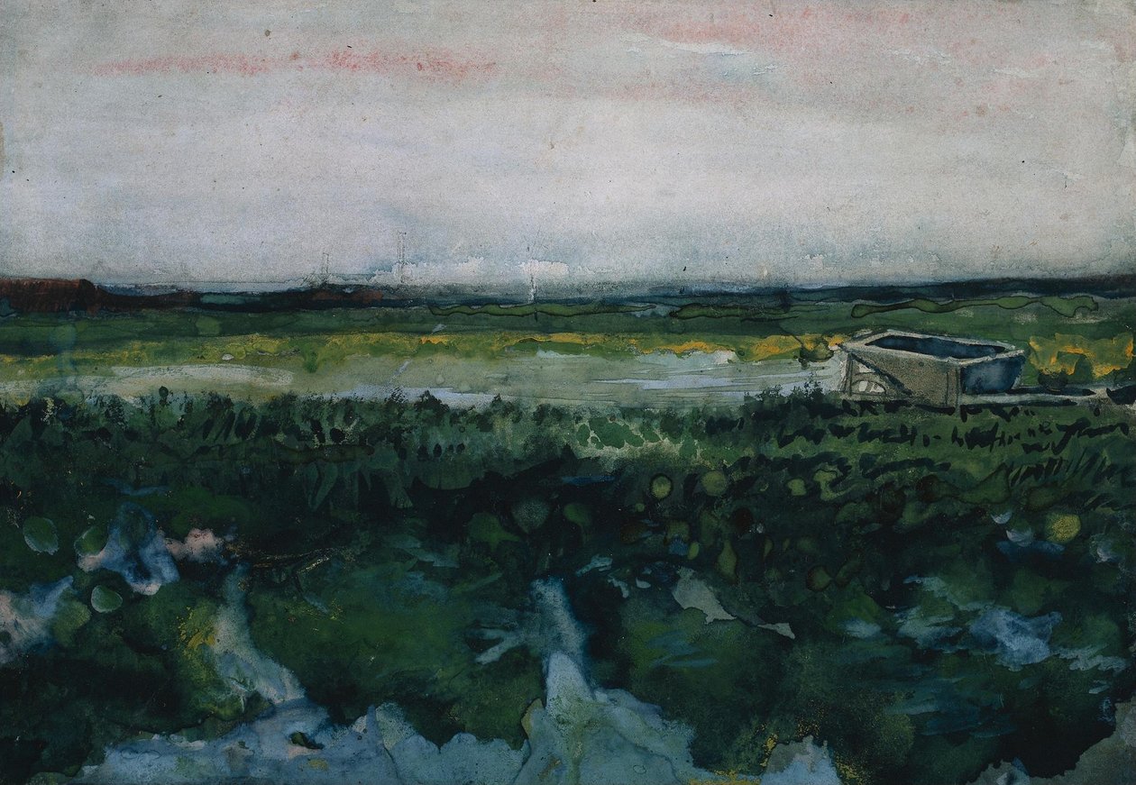 Krajobraz z taczką autorstwa Vincent van Gogh