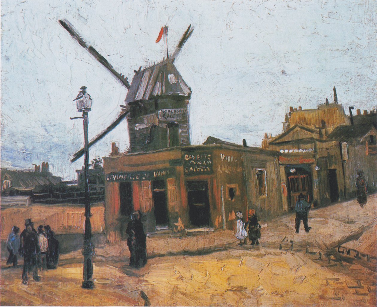 Moulin de la Galette3 autorstwa Vincent van Gogh