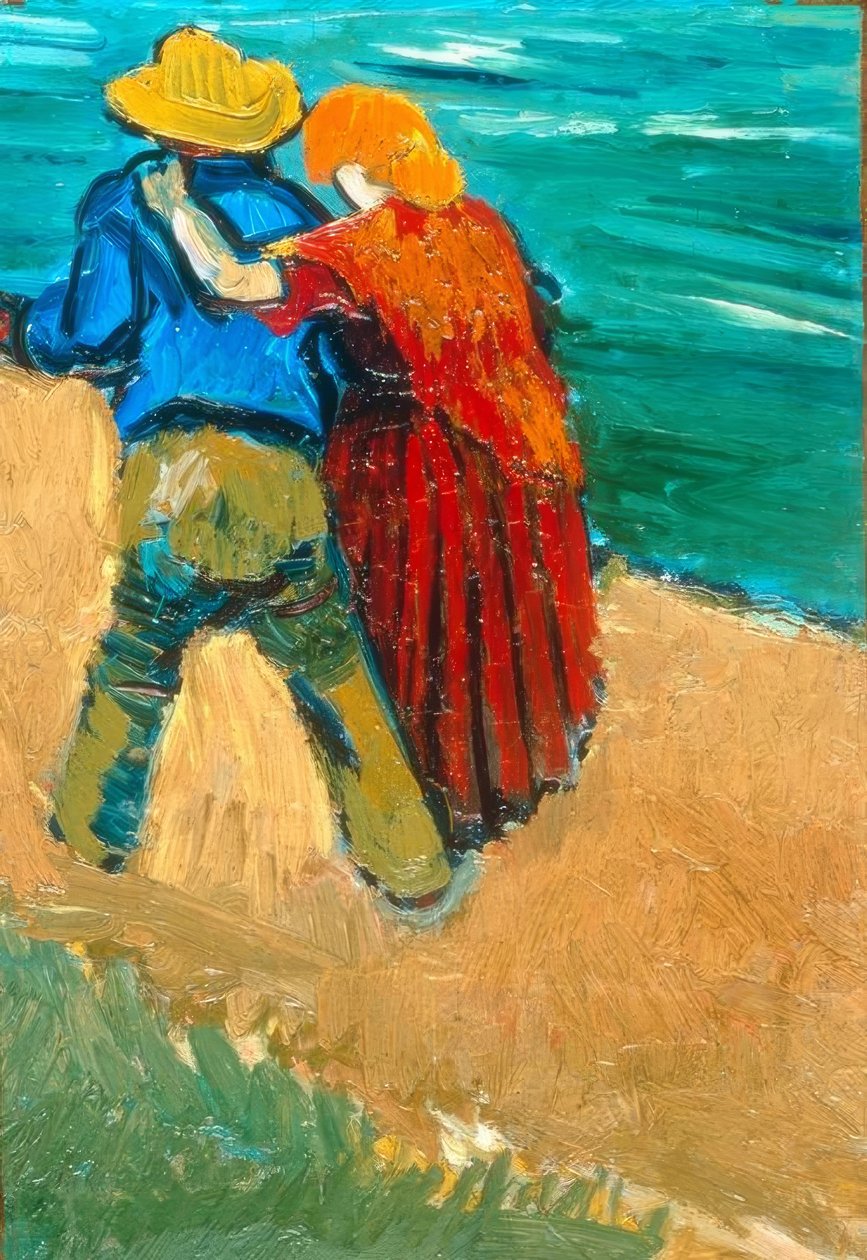 Kochankowie w Arles autorstwa Vincent van Gogh